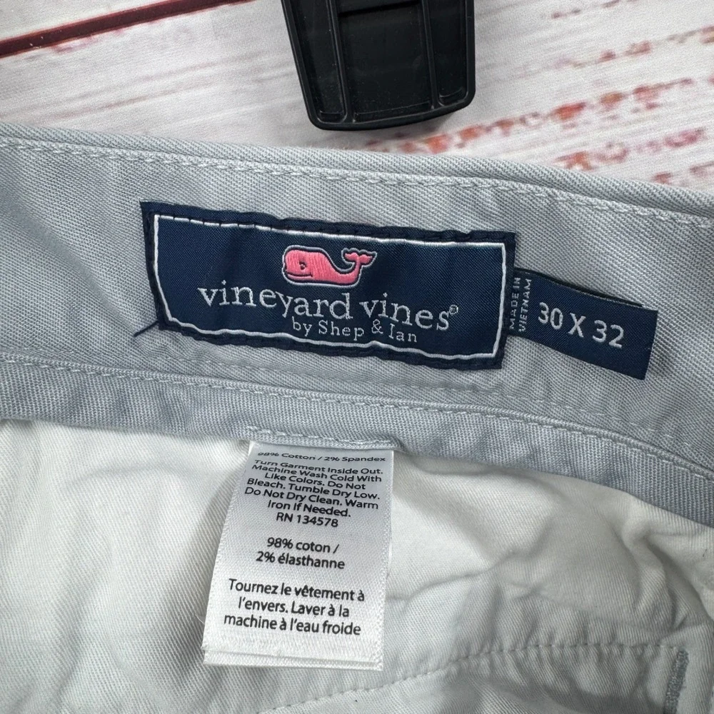 Vineyard Vines Pants Mens 30x32 Chinos Light Blue Straight Fit‎ Casual